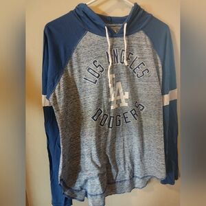 Blue and Gray Los Angeles Dodgers Hoodie
